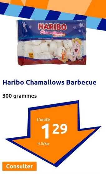 Action Haribo Chamallows Barbecue offre