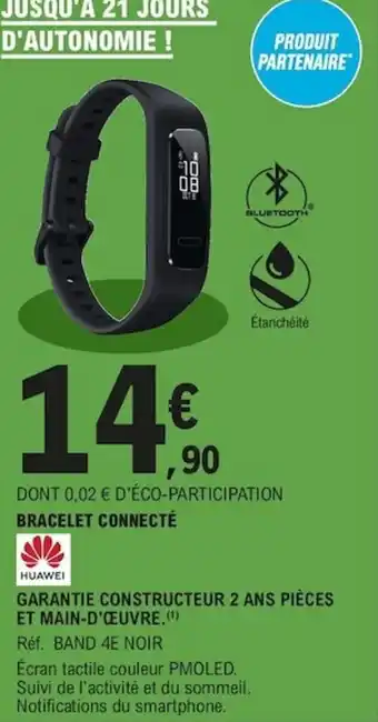 E.Leclerc Bracelet connecté offre