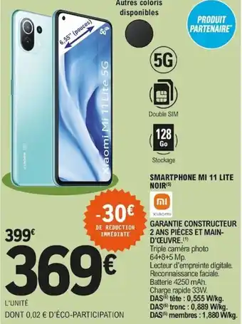 E.Leclerc Smartphone Mi 11 Lite offre