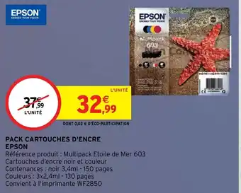 Pack cartouches d'encre Epson