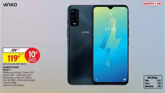 Intermarché Smartphone wiko offre