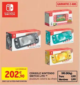 Console nintendo switch lite