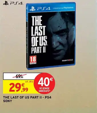 Intermarché The last of us part II - PS4 sony offre
