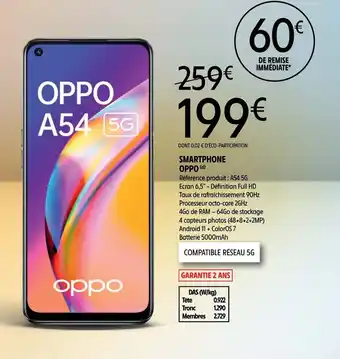 Intermarché Smartphone oppo offre