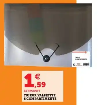 Trieur valisette 6 compartiments