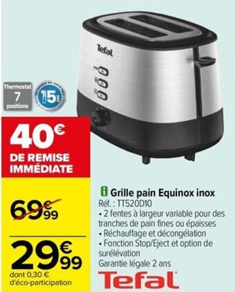i Grille pain Equinox inox