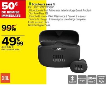Carrefour Drive Ecouteurs sans fil offre