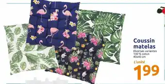 Action Coussin matelas offre