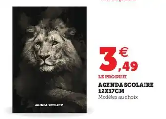 Super U Agenda scolaire offre
