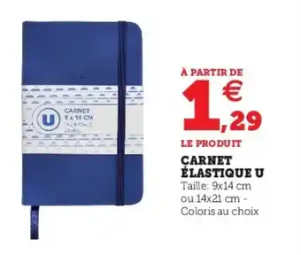 Carnet élastique u