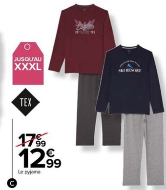 Carrefour Drive Le pyjama offre