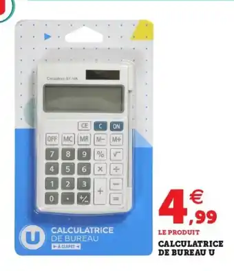 Super U Calculatrice de bureau u offre