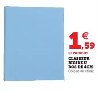 Super U Classeur rigide u dos de offre