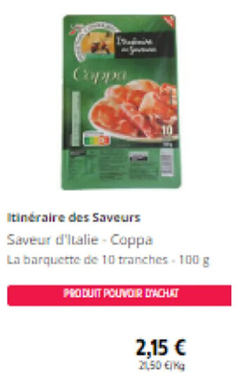 Intermarché Itinéraire des Saveurs offre