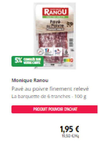 Intermarché Monique Ranou offre