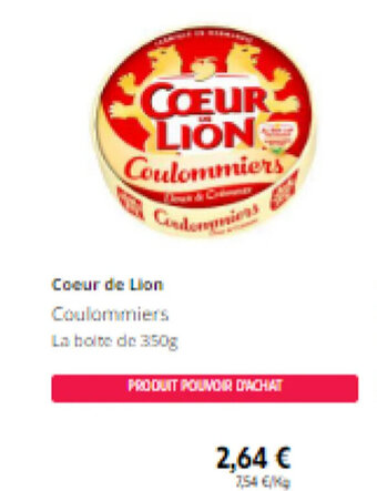 Intermarché Coeur de Lion offre
