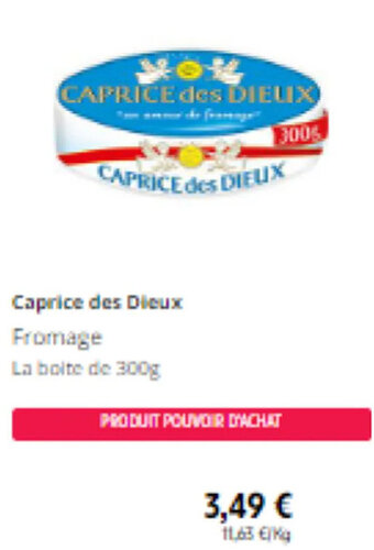 Intermarché Caprice des Dieux offre