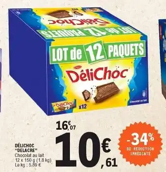 E.Leclerc Délichoc "delacre" offre