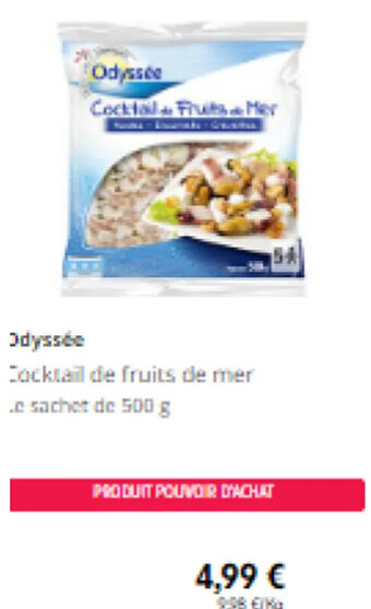 Odyssée Cocktail de fruits de mer