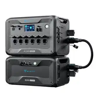 Batterie de secours domestique bluetti ac300 + b300