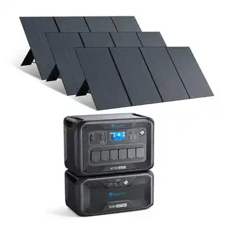 Decathlon Générateur solaire ac300+b300 avec 3 panneaux solaires pv350 3072wh lifepo4 offre