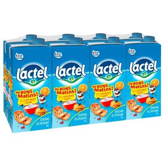 Carrefour Lactel lait u.h.t. demi-écrémé de bons matins ! offre