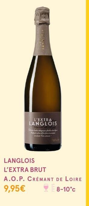 Monoprix Langlois l’extra brut a.o.p. cremant de loire offre