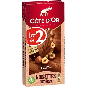Carrefour Côte d'or tablettes de chocolat offre