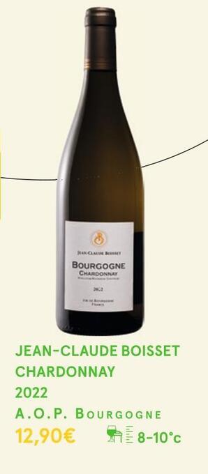 Monoprix Jean-claude boisset jean-claude boisset chardonnay 2022 offre