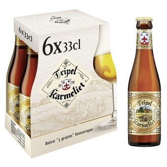 Carrefour Tripel karmeliet bière blonde offre