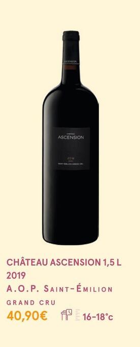 Monoprix Château ascension château ascension 1,5 l 2019 offre
