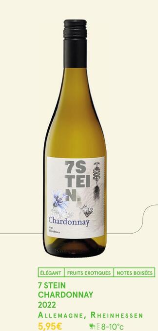 Monoprix 7stein chardonnay 2022 offre