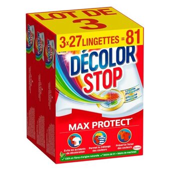 Carrefour Décolor stop lingettes anti-décoloration offre