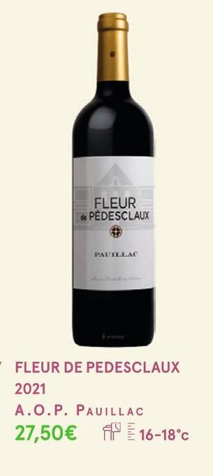 Monoprix Fleur de pedesclaux a.o.p. pauillac offre