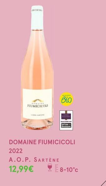 Monoprix Domaine fiumicicoli domaine fiumicicoli 2022 offre
