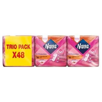 Carrefour Nana protections féminines trio pack offre