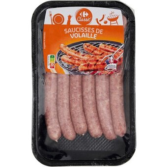 Carrefour Market Carrefour classic' saucisses de volaille offre