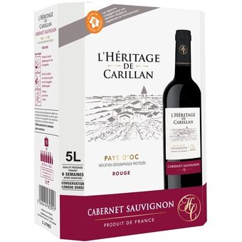Carrefour Market L'heritage de carillan i.g.p. pays d'oc offre