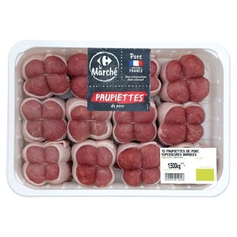 Carrefour Market 12 paupiettes de porc carrefour le marché offre