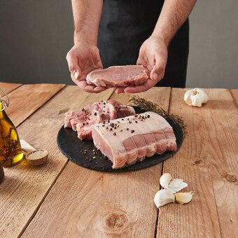 Carrefour Market Porc : rôti longe sans os à rôtir (1) offre