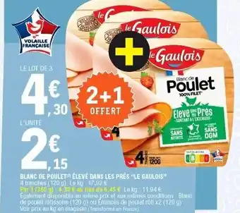 E.Leclerc Blanc de poulet offre