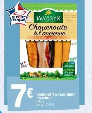 E.Leclerc Choucroute à l'ancienne offre