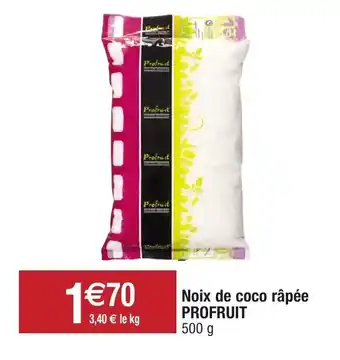 Migros Noix de coco râpée Profruit offre