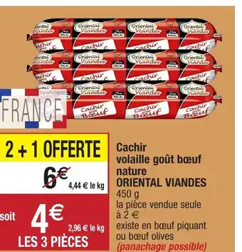 Migros Cachie volaille goût bœuf nature offre