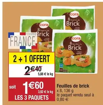 Feuilles de brick