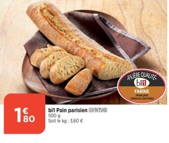 Bi1 Pain parisien offre