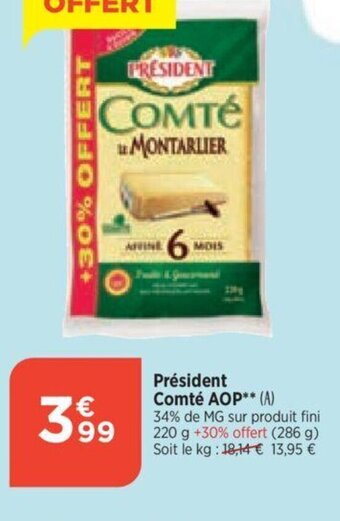 Bi1 Président Comté AOP offre