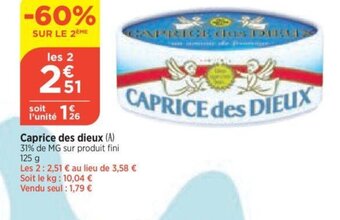 Bi1 Caprice des dieux offre
