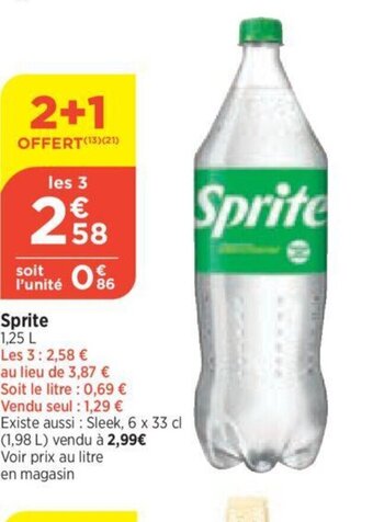 Bi1 Sprite offre