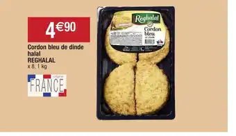 Migros Cordon bleu de dinde halal Reghalal offre